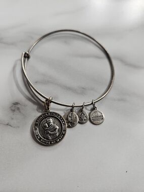 Alex and Ani Saint Anthony Charm Bracelett